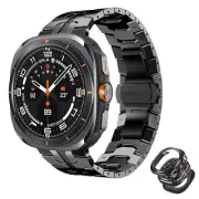 For Galaxy Watch Ultra 47mm 2024 Titanium Alloy Bands Strap with Metal Case