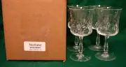 Noritake WINDSWEPT Wine Glasses SET OF FOUR More Items Here MINT IN BOX