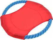 1pc Pets Dog Toy Pet Flying Discs Toy Bite-Resistant Training Toy Random Colors and Patterns