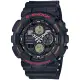 【CASIO 卡西歐】G-SHOCK 復古音響風格雙顯手錶(GA-140-1A4)