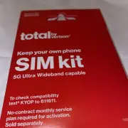 Total Wireless CDMA Phone Sim Nano Kit New Plus Sim Eject Pin