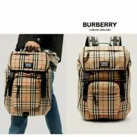 在飛比找Yahoo!奇摩拍賣優惠-BURBERRY ► 經典格紋 尼龍帆布後背包  / 30×