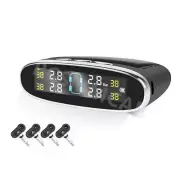 Solar Power Wireless TPMS Car Tire Pressure Monitor System Sensors Alarm Kit (for: Lexus)