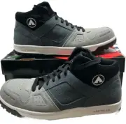 Mongo Mid Top Composite Toe Men’s Industrial Work Shoes, Grey/White, Size 13