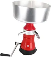 Eigell Manual Milk Cream Separator Hand Operated Skimming Machine Easy to Install Milk Centrifugal Separator Machine for Household