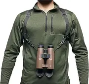 Bushnell Binocular Harness - Comfortable and Secure Hands-Free Binocular Holder - Adjustable and Lightweight for Outdoor Activities