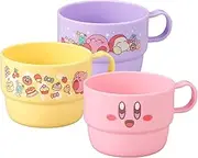 OSK PT-6 Kirby Plastic Cup 8.1 fl oz (230 ml), Dishwasher, Microwave Safe, Handle, Stylish, Cute, Antibacterial, Tumbler, Crack-Resistant, Unisex, Kids, Adults, Students