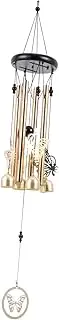 Kisangel Metal Wind Chime Animal Themed Decorative Pipe Ornament Living Room Decor