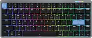 EPOMAKER Luma84 Low Profile Aluminum Mechanical Keyboard, QMK/VIA Programmable, Tri-Mode Wireless, Win/MAC/Linux Compatible, Hot-Swappable (Black&Blue, Gateron Low-Profile Brown Switch)