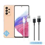 【SAMSUNG 三星】2入 FOR GALAXY A 三星製造 TYPE C TO USB 快充線(密封裝)