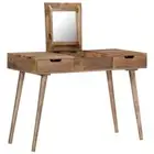 Dressing Table With Mirror Modern Style Wooden Makeup Desk Bedroom Furniture