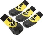TOBBOMEY 1 Pair Waterproof Dog Shoes Adorable Paw Protectors Breathable Pet Socks Dog Paw Sock Traction Socks for Dogs Dog Paw Protectors Adorable Pet Socks Grip Socks for Small Dog