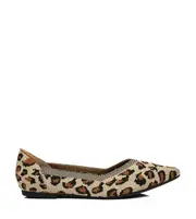TARRAMARRA Women Ballerina Flats Knitted Fibres Anti-slip Pointed Toe Portable