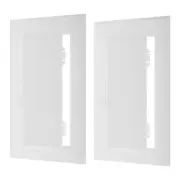 12x8 Inch(295x195mm) Removable Hinged Access Panel, 2 Pcs Access Doors, White