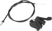 X AUTOHAUX 1set 47.24" Thumb Controller Throttle Cable Accelerator Handle Assembly for 50cc 70cc 90cc 110cc 125cc 150cc 200cc ATV Which Have 7/8 "handlebars