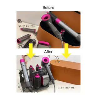 [HAEAN] Dyson Airwrap+Super Sonic Dryer Dual Stand 白色/金屬灰色(8