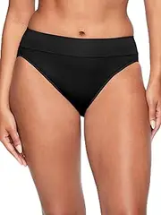 [Warner's] Women's Pinching No Problems Dig-Free Comfort Waist with Lace Microfiber Hi-Cut 5109j