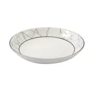 Abstract Print Ceramic Tableware Round Serving Dish Plate 4.5 cm
