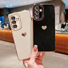 For Samsung A15 A14 A13 A25 A23 A53 A54 Shockproof Electroplate TPU Case Cover