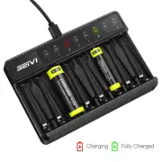 8 Slot Fast Battery Charger for 1.5V AA AAA nickel metal hydride battery