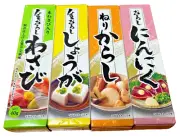 Total 28 pcs, Japanese WASABi x 7, GINGER x 7, Garlic x 7, Mustard x 7, 40 g ea