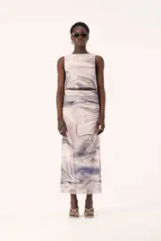 Nura Top Orbit Print Size 12 | Elka Collective