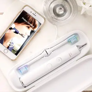 【Philips 飛利浦】Sonicare 鑽白極淨智能鑽石音波震動牙刷/電動牙刷-晶鑽白HX9924/02