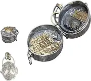 [Generic] Triple Moon and Tree of Life Locket, Handmade Spell Locket with Crystal Energy Amulet, tree of life necklace, Triple Moon Necklace Sacred Altar for Intentions & Meditation