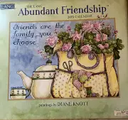 Lang Abundant Friendship Wall Calendar 2015 NEW Diane Knott