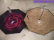 Qty = 10 (2 of each Design): Topsy Turvy Umbrellas Irises, Rose, Cheetah, Floral