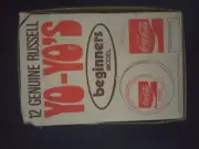 Vintage 1970's Genuine Russell Coca Cola Beginner Yo-Yo - 12 Pack Box - 11 Only
