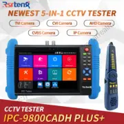 Rsrteng Security Camera Monitor CCTV Test 4K POE AHD CVI TVI IPC-9800CADH Plus+