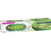 Polident Adhesive Cream Fresh Mint For Dentures And Partials 60g