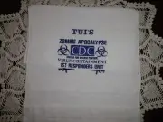 ZOMBIE APOCALYPSE Center Disease Control CDC PERSONALIZED Hand Towel Get Laughs
