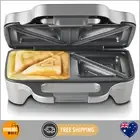 Sunbeam Toasted Sandwich Press Toaster Large GR625 Jaffle Maker Big Fill Toastie