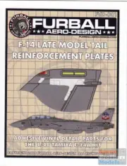 FURFVD48001 1:48 Furball Aero Design F-14 Tomcat Late Model Tail Reinforcement