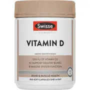 Swisse Ultiboost Vitamin D3 500 Capsules - Bone & Immune Support