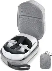 Hard Travel Case for Oculus Quest 2 Basic/Elite VR Gaming Headset and Touch