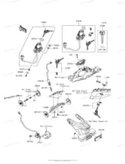 27005-0621 KAWASAKI INGITION SWITCH 2016-2020 ZX-10R 27005 ON THE DIAGRAM