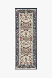 75' x 215' | Machine Washable Runner Rug | Kid & Pet Friendly | Indoor Rug | Sima Royal Blue Rug | Ruggable