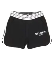 [Balmain Kids] Balmain Kids Logo cotton jersey shorts Y 10 multicoloured