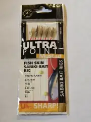 Mustad Ultra Point Fish Skin Sabiki - Bait Rig Hooks - (5) Per Pack