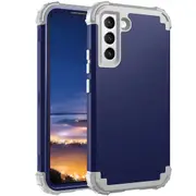 MCC Impact Samsung Galaxy S22 5G Shockproof 3in1 Rugged Case Cover S901 [Dark Blue]