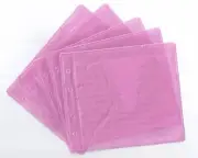 100 Red CD/DVD/BluRay Double-Sided Refill Plastic Sleeve for Storage Binder