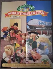 Cabbage Patch Kids Cereal and Pan Am poster 1985 March of Dimes