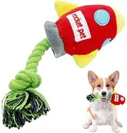 Dog Rope Toy, Dog Chew Rope - Puppy Teeth Loop Toy, Indestructible Toy for Dogs, Creaking Cleaning Duties, Pulling Toy for Puppies, Dog Rope Toy, Dog Rope Toys