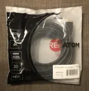 RED ATOM HDMI Cable 30 ft. 4K HDR 18Gps / HIGH SPEED w Ethernet