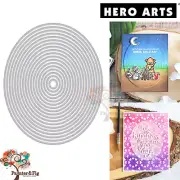 Hero Arts Oval Infinity Dies - Nesting Dies - Ovals DI337 - 18 Dies
