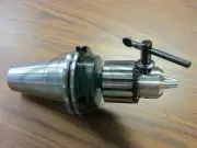 CME/HARVEST 5/8" KEY TYPE DRILL CHUCK W. CAT50 ARBOR CNC TOOLING--NEW