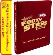 2020 AFL SELECT FOOTY STARS ALBUM BINDER FOLDER with 25 x 9 POCKET PAGES SLEEVE
